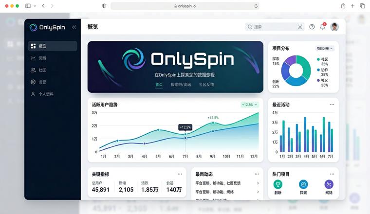 OnlySpin Platform Ana Sayfa Ekran Görüntüsü