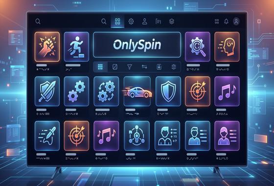 OnlySpin Oyun Kataloğu Genel Görünüm